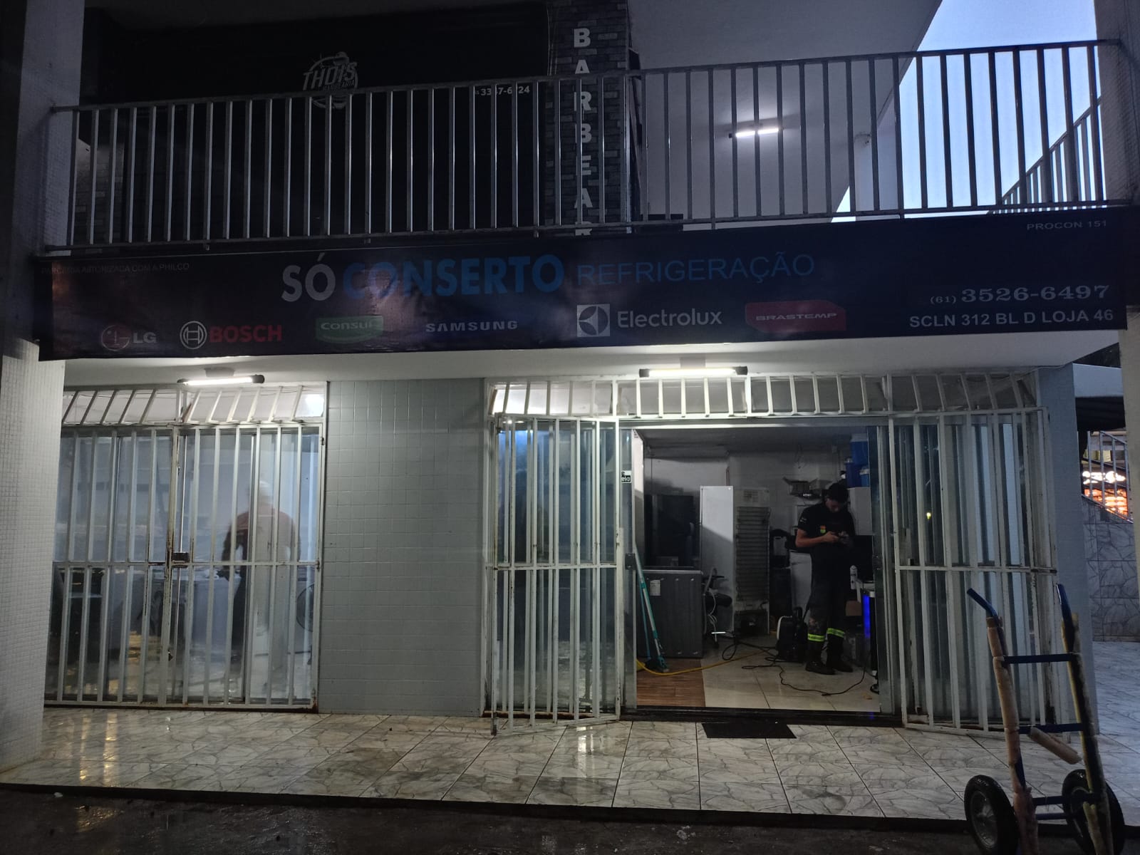Interior da nossa loja em Brasília